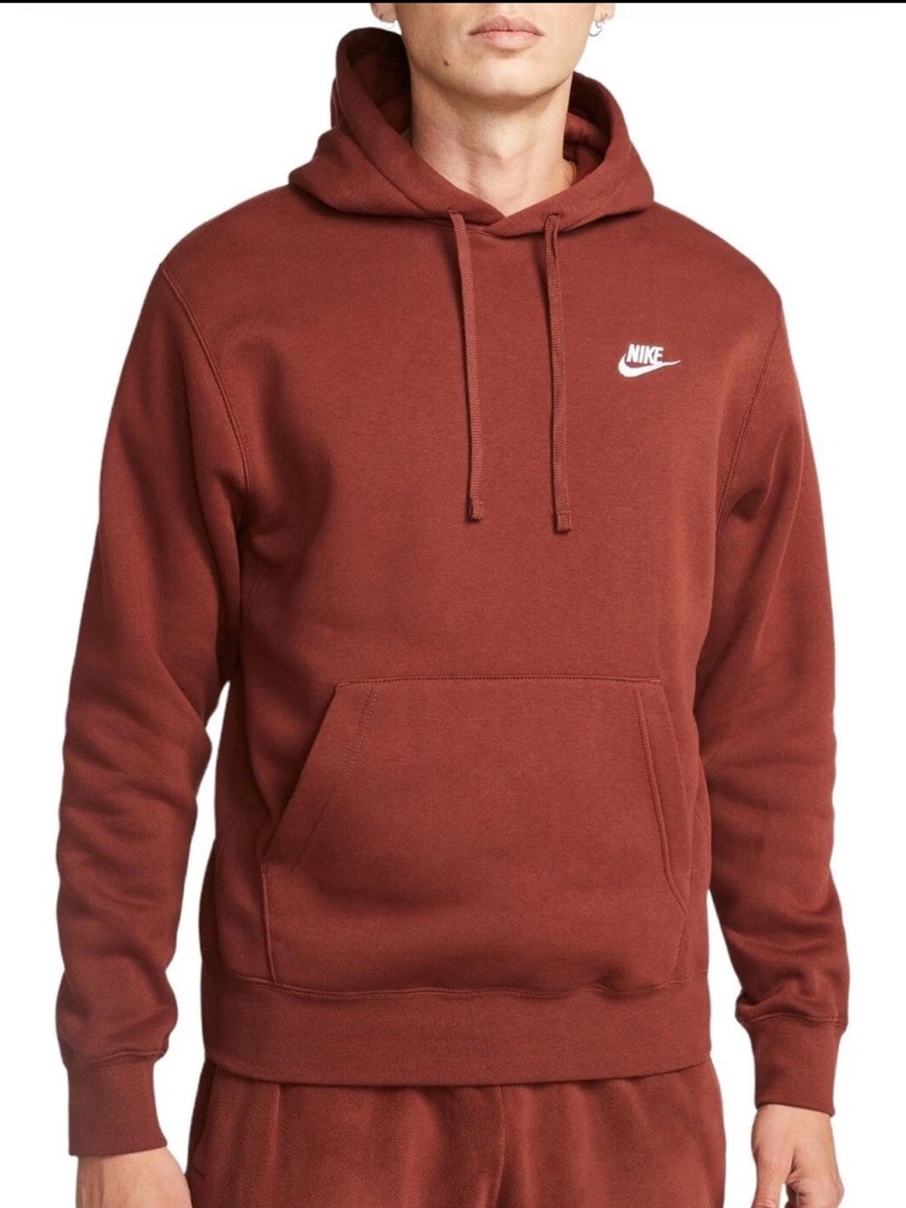 Nike Brick Red Pullover Hoodie